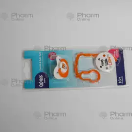 Ви (Wee) 373  пустышка с цепочка 18+ мес. № 3 (Косметика) (<>) (Турция)