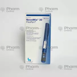 Insulin Novomiks flexpen 100ED 3 ml № 5 (ampulalar) (Novo Nordisk) (Danimarka)