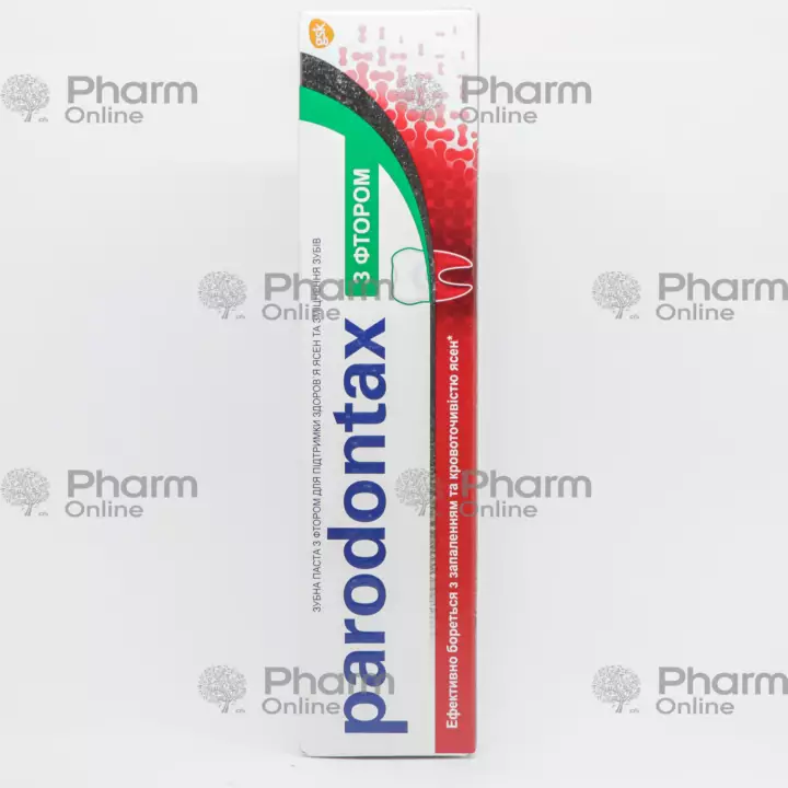 Toothpaste Paradontax + fluoride medical (1634)(7184) 50 ml (Toothpaste) (İkarov) (England)