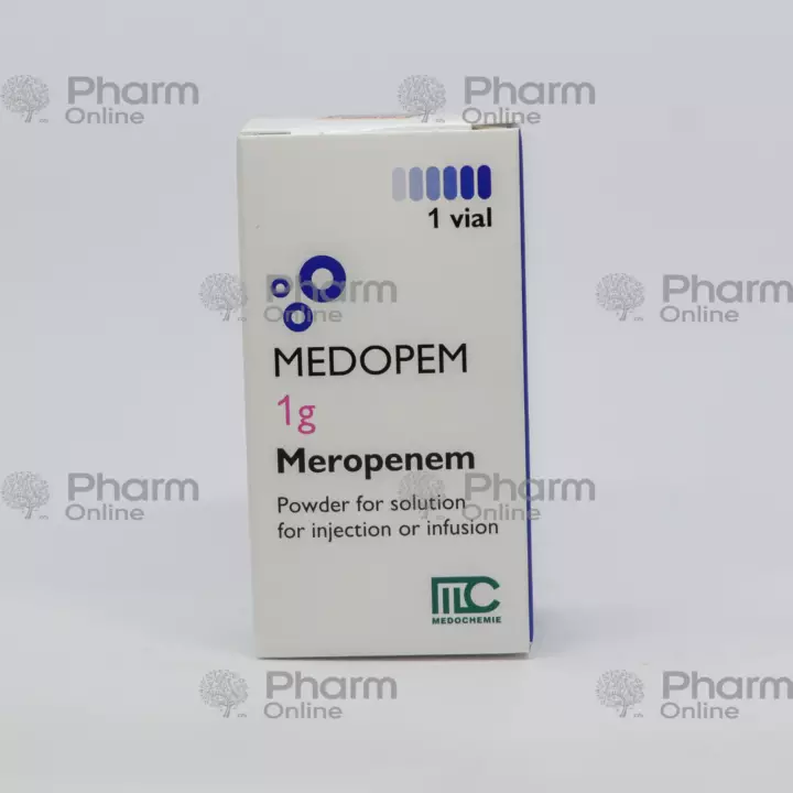 Medopem 1 g № 1 (Ampulalar) (Medochemie LTD) (Kipr)