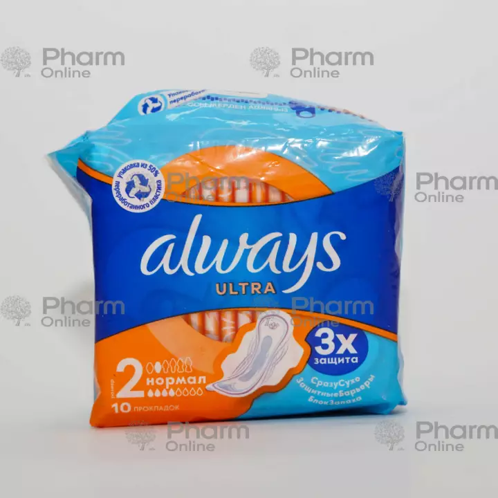 Olveys ultra normal qadın bezi  №10 (1641) (16) 4 damcı. (Contalar) (<>) (ABŞ)