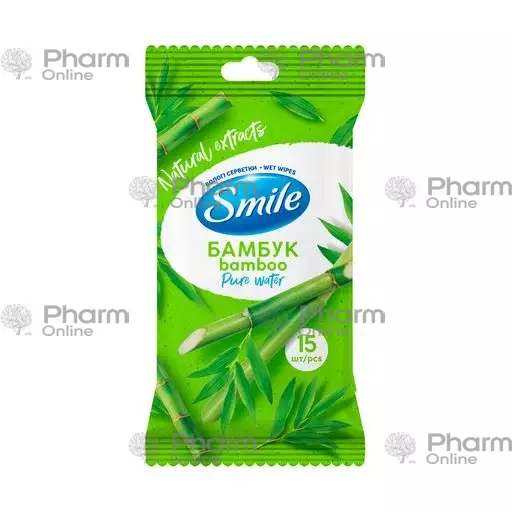 Smile Yaş salfetlər Bambuk və Edelveys (1960) № 15 (Belarus)