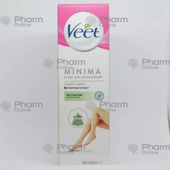 Depilator "VEET" for dry skin Minima (0120) 100 ml (Cream) (Reckitt Benckiser Ltd) (France)