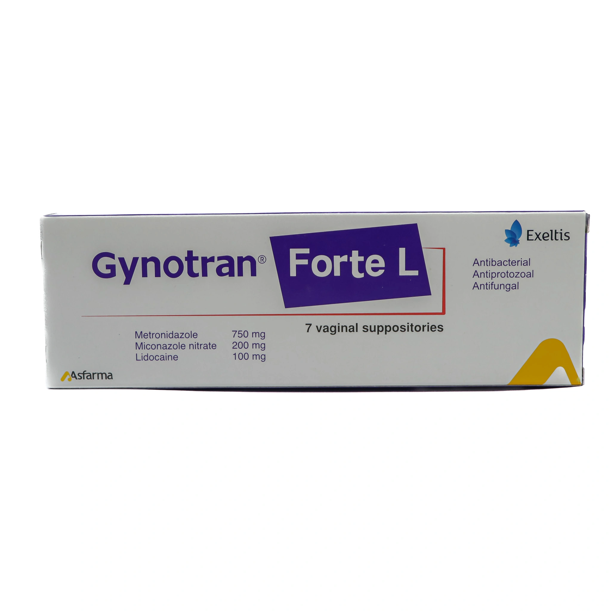 Ginotran forte L  № 7  Vaginal suppositories) (Turkey)
