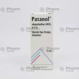 Patanol 0,1% 5 ml (Göz damcıları) (<>) (Belçika)