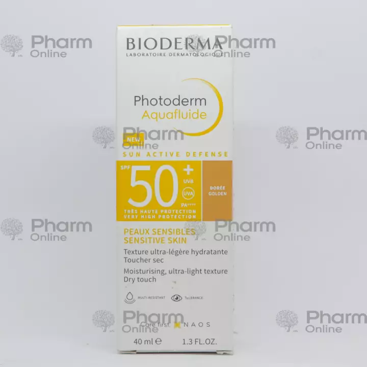 Биодерма photoderm aquafluide SPF 50+ для чувствительной кожи  40 мл (Крем) Франция
