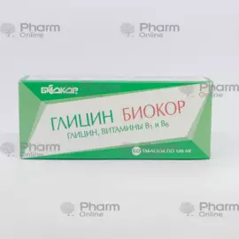 Glycine Biokor 180 mg  № 60  (Tablets) (Biokor-P LLC) (Russian)
