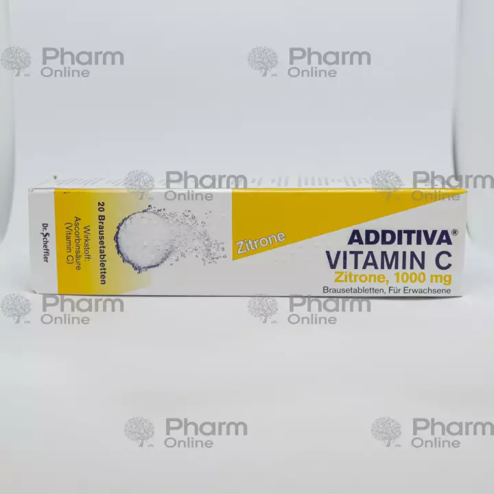 Vitamin C (limon) Əlavəsi 1000 mq № 20 (Fışıldayan tabletlər) (Dr.Scheffler) (Almaniya)