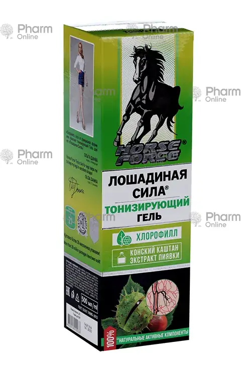 Horsepower tonic gel with horse chestnut and leech extract 500 ml (0038)