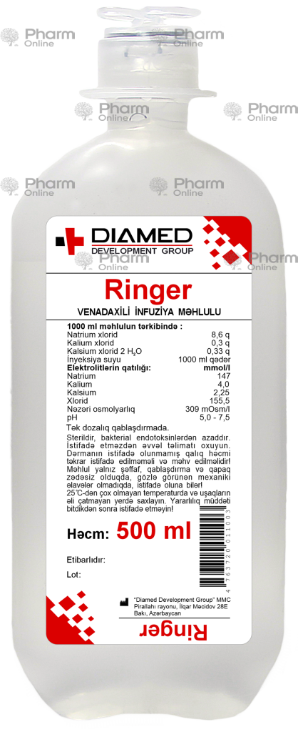 Ringer 500 ml (Məhlul)
