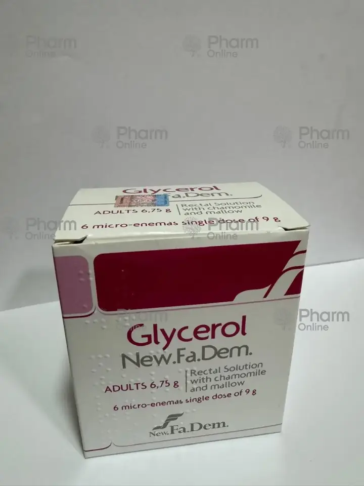 Glycerolo 9 gr № 6  (Microenemas) (New.Fa.Dem) (Italy)