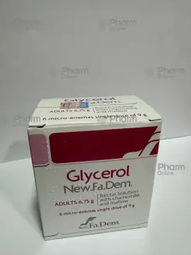 Glycerolo 9 gr № 6  (Microenemas) (New.Fa.Dem) (Italy)