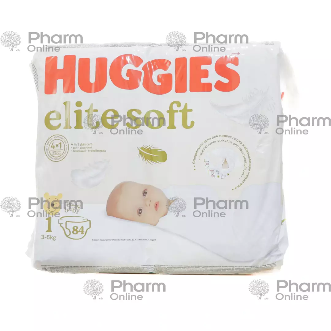 Diapers Huggis-1 3-5 kg elite soft (7947) №84 (Cosmetics) (<>) (Turkey)