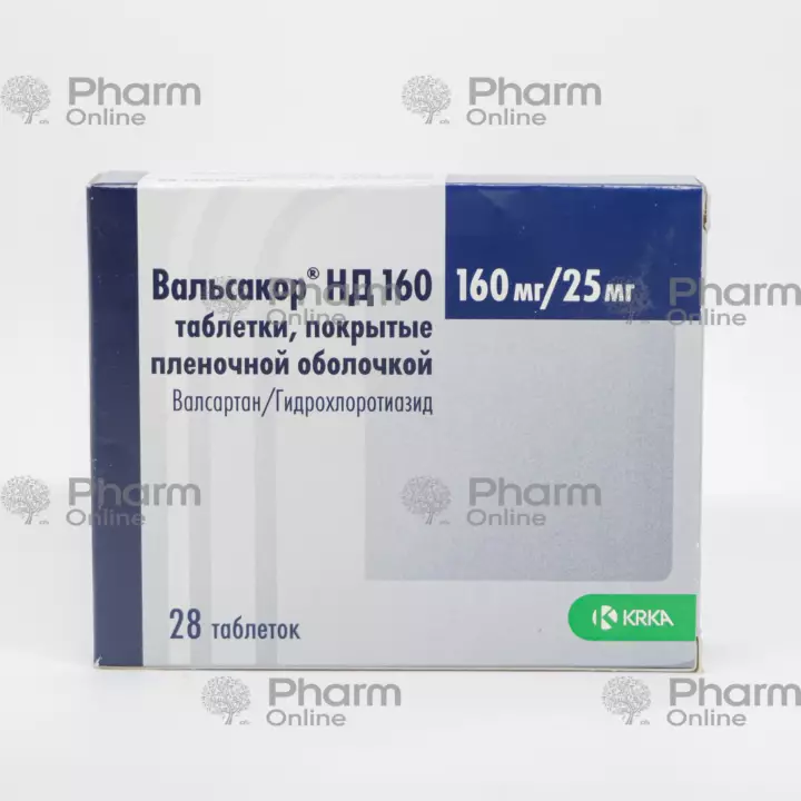 Valsakor HD 160mg /25mg № 28  Həblər  (Sloveniya)