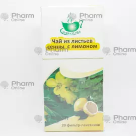 Чай из сенны и лимон (sena+лимон) № 20  (Прочее) (Herba Flora) (Азербайджан)