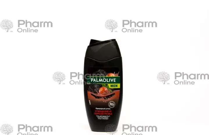 Palmolive duş geli kişilər üçün kömür təmizləmə və yenidən yükləmə 4in1 (3605) 250 ml (Gel) (<>) (Ru