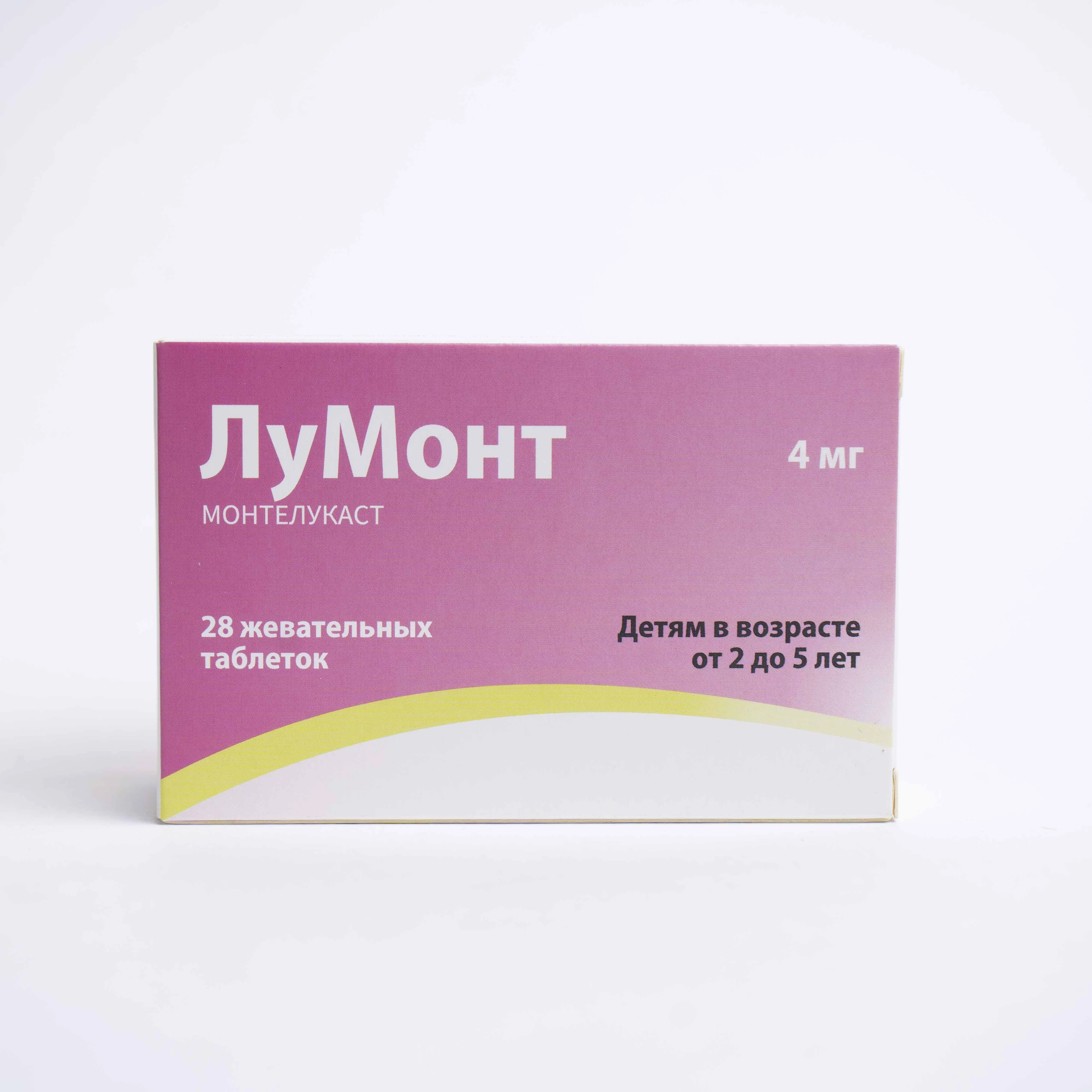 LuMont 4 mg № 28 (Chewable tab) (Greece)