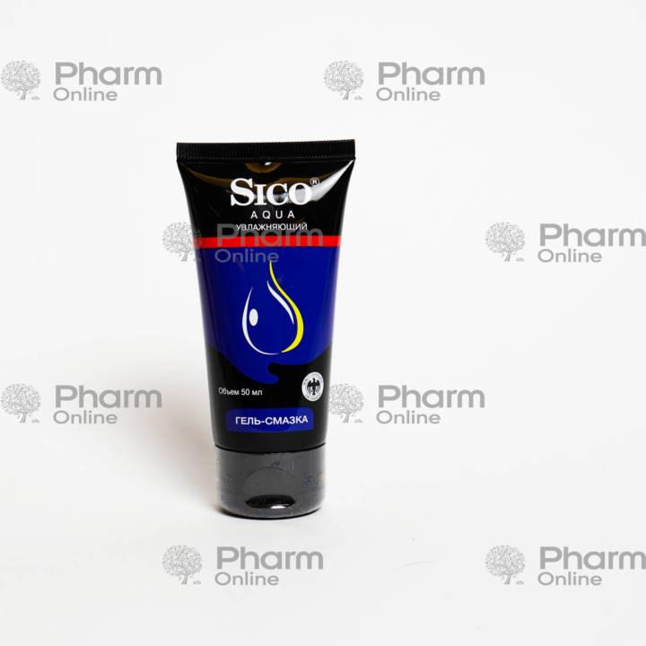 Yağlayıcı gel "Sico" aquagel nəmləndirici. 50ml(2104)(3024) (Gel) (<>) (Malayziya)