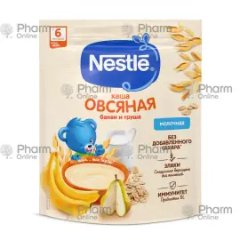 Uşaq qidası  Nestle 6 aylıq armud və bananlı yulaf əzməsi sıyığı (3410) 200 qr (Uşaq/ev heyvan