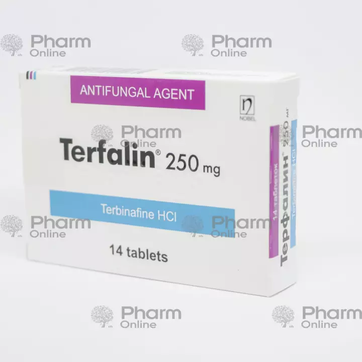 Терфалин 250 мг № 14 (Таблетки) (Nobel Farma Ilac San. ve Ticaret A.S.) (Турция)