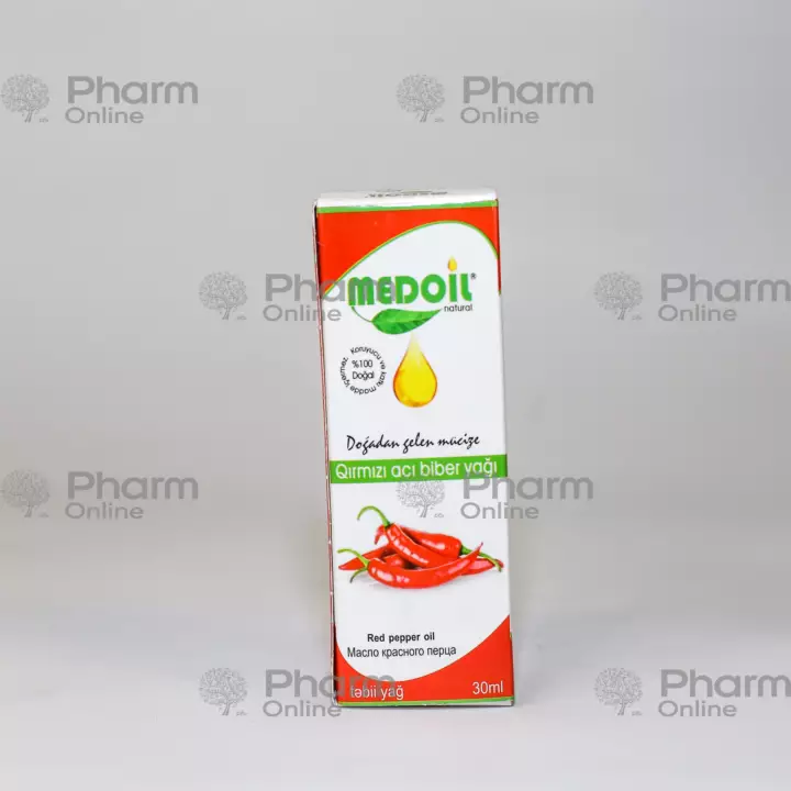 Red hot pepper oil 30 ml (Medoil) (Türkiye)