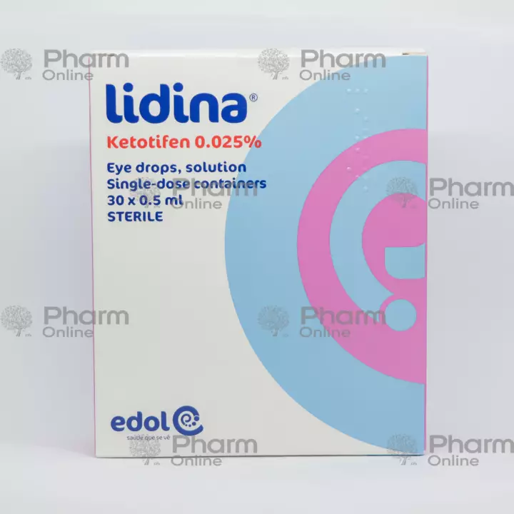 Lidina 0.025% 0.5 ml №30 (Eye drops) (Portugal)