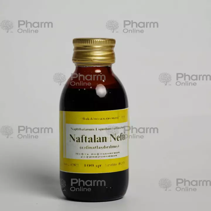 Naftalan refined (oil) 100 ml (Solution) (Bakıkimyaəczasənayə) (Baku)####