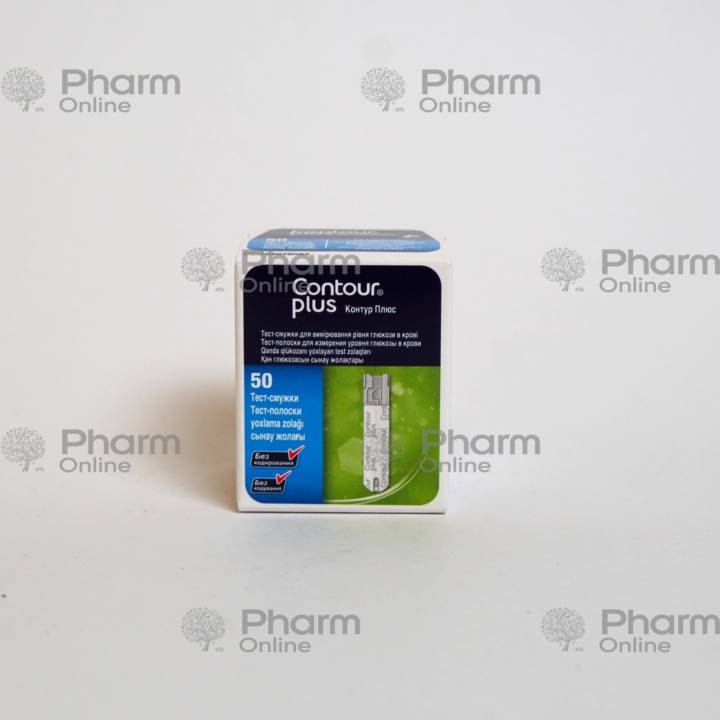 Strip for glucometer "Contour Plus" (4400) No. 50 (Other) (Bayer Cons.Care AG/Roche) (Switzerland)