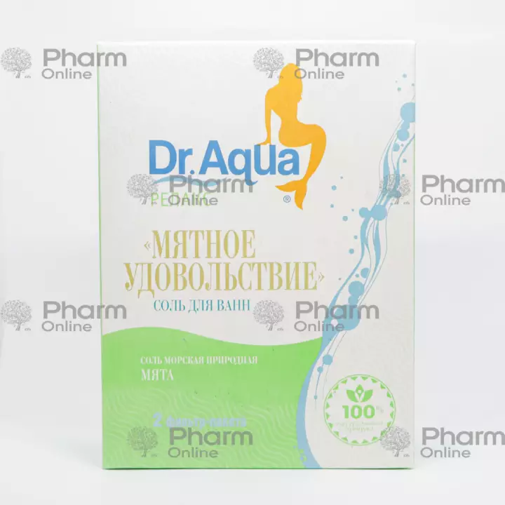 Dəniz duzu Dr. Aqua" nanə 500 qr (Duz) (Uralmedprom PTK MMC) (Rusiya)