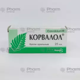 Corvalol in a box 25 ml (Drops) (Ukraine)