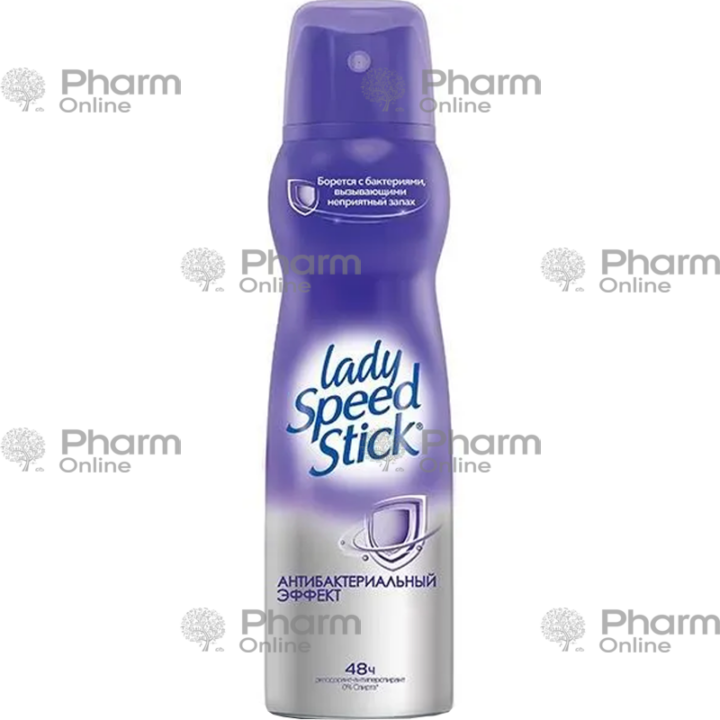 Антиперспирант спрей "Lady Speed stick" Антибактер, (0163) 150 л (Спрей) (Россия)