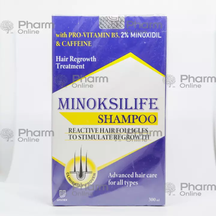 Minoksidil 2% (Minoksilife) (1691) 300 ml (Şampun) (<>) (Türkiyə)