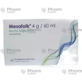 Mesafolk 4 g/60 ml № 7 (Rectal suspension) (Şifa Kimya İlaç Kozmetik San.) (Turkey)