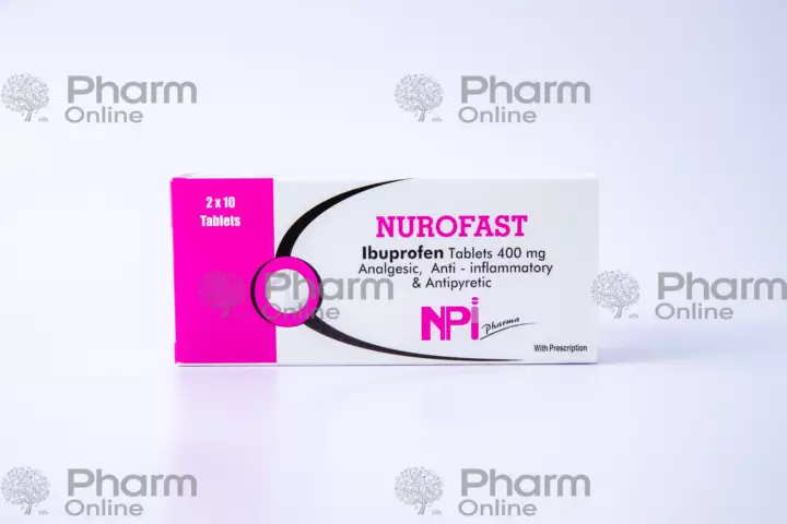 Nurofast 400 mg № 20 (Pills) (National Pharmaceuticals Industries Co.) (Saudi-Arabia)