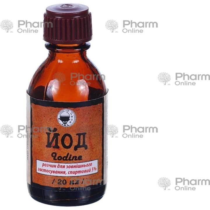 Yod 5% 20 ml (Spirt məhlulu) (Ukrayna)