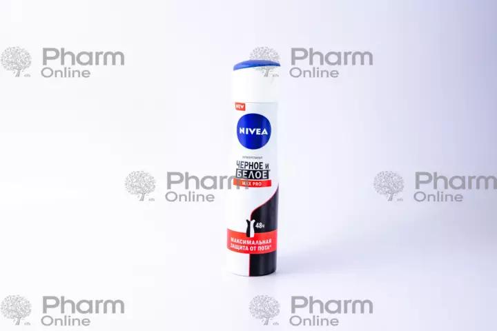 Nivea antip. deo qara və ağ görünməz. Qadınlar üçün (maksimum pro) 150 ml