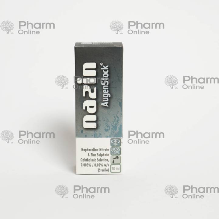 Nazin 0.05%/0.02% (Augenstock) 10 ml (Məhlul) (Aristopharma Ltd.) (Banqladeş)
