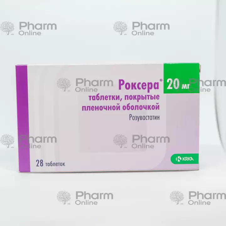 Roksera 20 mq № 28 (Tablet) (KRKA) (Sloveniya)