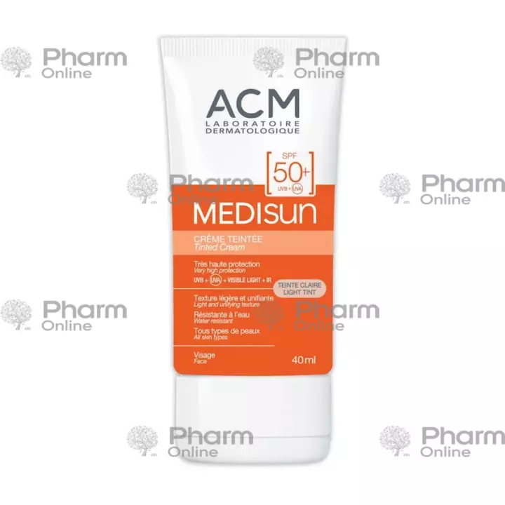Medisun cream light tint SPF 50+40 ml (France)