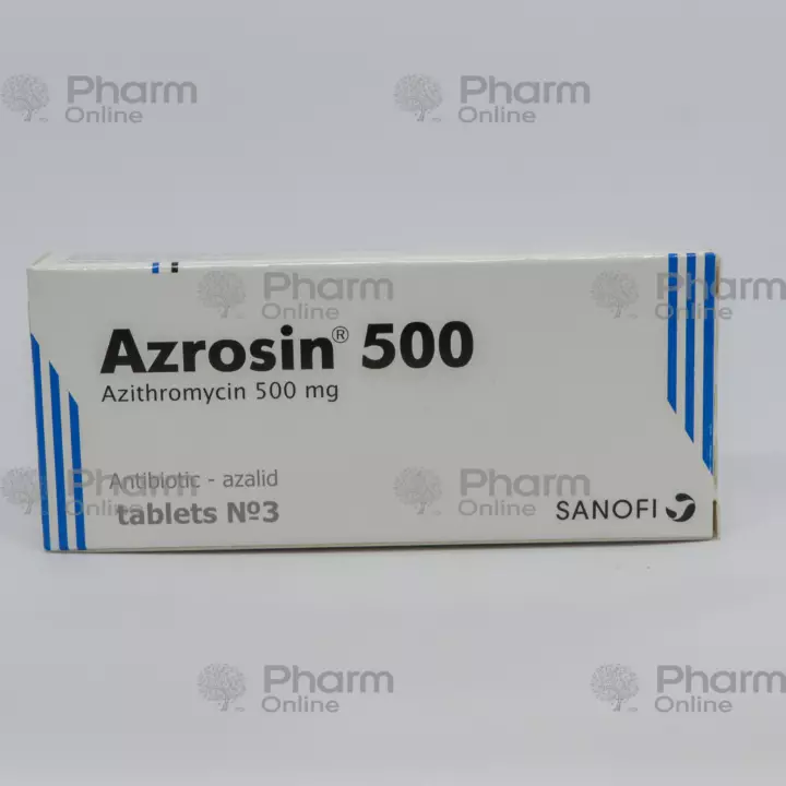 Azrosin 500mg № 3 (Həb) (<>) (Türkiyə)