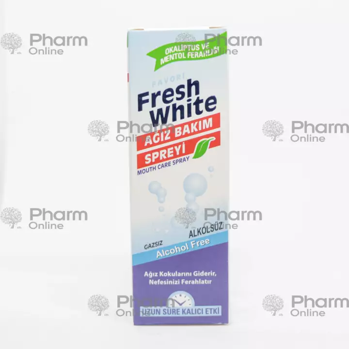 Fresh white Освежитель для рта 30 мл (Спрей) (<>) (Турция)