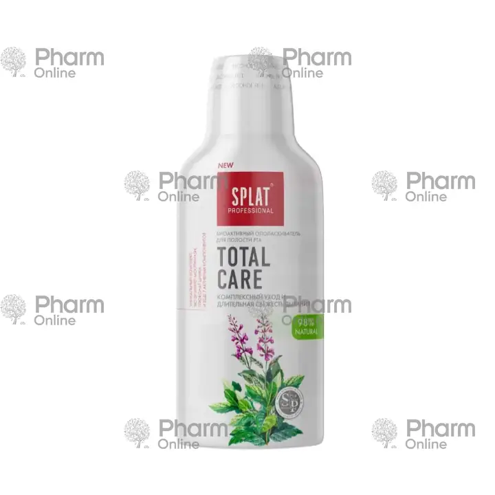 Зубной ополаскиватель Splat total care (0469) 275 мл (Косметика) (<>) (Россия)