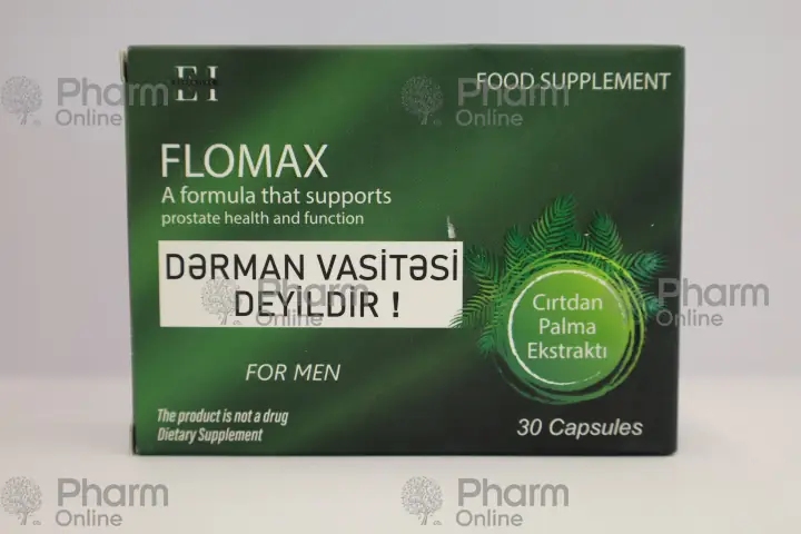 Flomax kişilər üçün  № 30 (Kapsulalar) (Türkiyə)