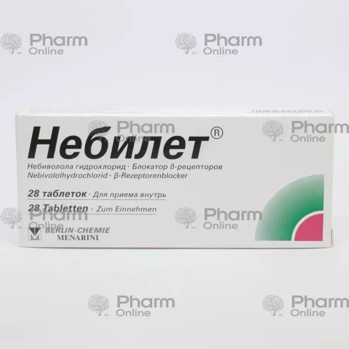 Nebilet 5 mg No. 28 (Pills) (Berlin-Chemie) (Germany)