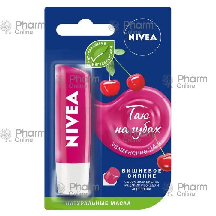 Nivea lipstick for lips Fruity Shine-Cherry (5077)(9812) (Lipstick) (İkarov) (Germany)