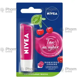 Nivea lipstick for lips Fruity Shine-Cherry (5077)(9812) (Lipstick) (İkarov) (Germany)