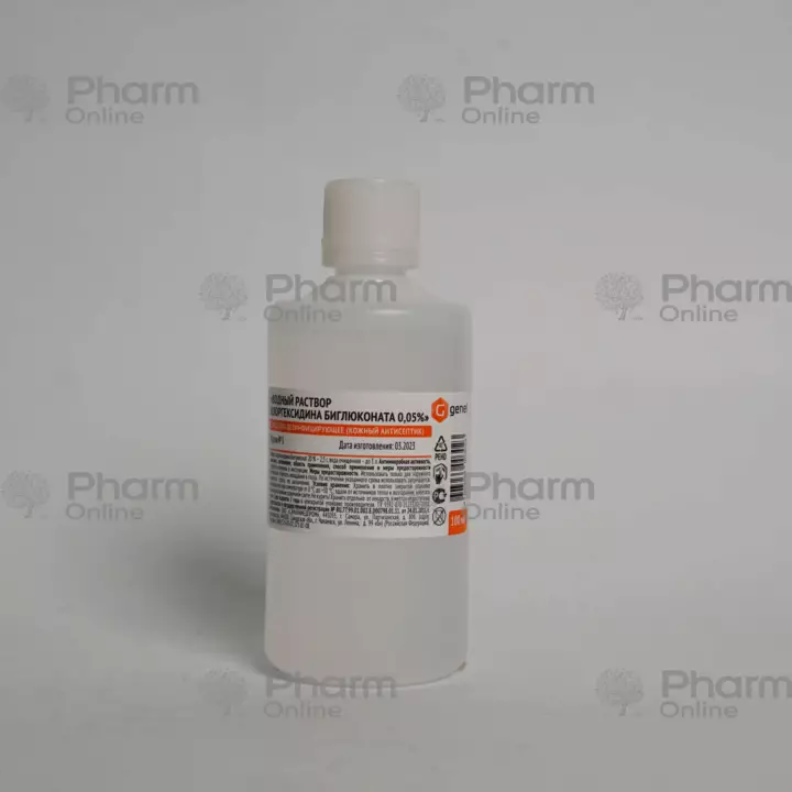 Xlorheksidin biglukonat 0,05% plastik 100 ml (Rusiya)