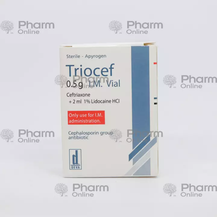 Triosef 0,5 qr №1 (Şüşə) (Deva Holding A.Ş.) (Türkiyə)