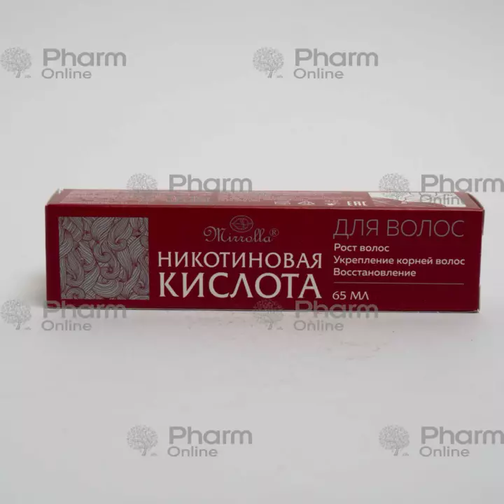 Никотиновая кислота для волос Миролла (2362) 65 мл (Крем) (Мирролла) (Россия)