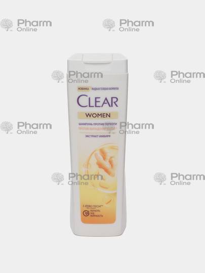 Klear qadin. zəncəfil ilə kəpək və saç tökülməsinə qarşı şampun(3159)(5152) 180 ml (Kosmetika) (<